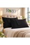 50X70 cm Black Cotton Covered Pillow Case - 2 Pcs - 2