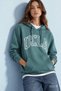 Riley Green Hooded Fleece-Lined Embroidered Standard Fit Women's Sweatshirt