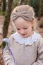 Muslin Elastic Bowknot Bandana Mink