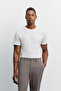 Men's Mink Classic Waist Wrinkle-Free Technical Fabric Relaxed Fit Trousers A62Y3209 - 6