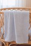 Straw Pattern Baby Cotton Blanket (Washed) 93X100 cm +/- 3 cm Blue - 2