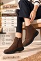 Genuine Leather Everyday Short Women's Boot / Bootie DC0909 - 4