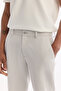 Men's Light Gray Classic Waist Cotton Elastane Relaxed Fit Chino Trousers A61Y3013 - 5