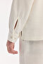 Men's White Half Placket Soft Touch 100% Cotton Breathable Comfort Fit Shirt A61Y2082 - 5