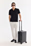 Men's Black Apaj Collar Easy Ü Tulle Enen Elastane Regular Fit T-Shirt A61Y1156 - 7