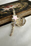 Gold Yellow Double-Sided Star Detail Metal Clasp Buckle (8cm) - 5