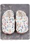 Home Shoes, Nursery Shoes, Rubberized Easy-To-Wear Shoes, Non-Slip Soft-Soled Shoes — White Note - 2