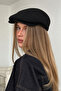 Women's Elastic London Cap Black