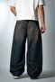 Archive Denim Wide Leg Super Baggy Blue Men's Jean Pants - 4