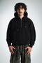 Street Style Half Zip Oversize Men's Hoodie Nf0336Sy