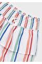 Girl's Red Skirt Striped - 3