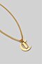 316L Steel Gothic C Letter Necklace Ka1102Al - 3