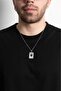 316L Steel Silver Poker Necklace - 5
