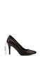 Women's Brown Antique Pointed Toe Thin Heels Genuine Leather Stiletto - 2