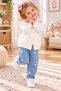 Girl's Pompom Knitted Vest – Knitwear Children's Vest - 3