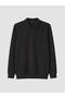 Polo Collar Men's Sweatshirt (W6) - 4