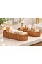 2 Decorative Wicker Organizer Baskets – Multi-Purpose Kitchen, Bathroom, and Desktop Organizer