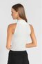 Miss Poem Sleeveless Slim Fit Knitwear - Ecru-Ecru - S/M - 6