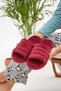 2-Piece Mixed Men's and Women's Advantageous Package Plush House Slippers Closed Toe Open Back Warm Comfortable Slippers - 5