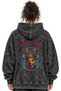 Iron Maiden Rock Metal Music Band Printed Unisex Oversize Washable Hoodie - 3