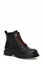Women's Daily Black Boots Stylish Lace-Up Boots Comfortable Sole - 5
