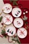 Winter Tales New Year's 6-Piece Luxury Dessert Plate Set - 4