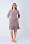 Women's Bamboo Micro Fabric Zippered Stylish Velvet Dress / Mink 3738 - 6