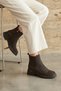 , Women's Genuine Leather Boots 163359Z6302 Brown