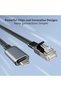 كابل USB-C إلى إيثرنت بطول 10 أقدام - سلك شبكة مسطح بسرعة جيجابت، اتصال مباشر عبر RJ45، متوافق مع ثندربولت 3/4 - 2