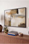 Horizon of the Earth Horizontal Glass Tabletop - Black Metal Framed Tabletop for Home, Business, and School - 3