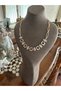 Milena Istanbul Gold Silver Heart and Zircon Stone Detailed Necklace - 2