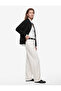 College Collar Long Sleeve Oversized Bomber Jacket with Pockets - 2