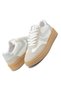Women's Thermo Sole Side Striped Lace-Up Orthopedic Sports Shoes Sneaker - 3