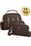 Women's Bag Set of 2: Hand Shoulder Bag and Daily Crossbody Bag with Pattern - 2