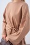 Women's Waist-Tied Tunic Mink - 5