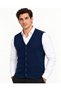 Herman Slim Fit Men's Buttoned Knit Vest - 7461 - 3