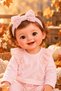 Bowknot Baby Bandana – Baby Girl Hair Band - 3
