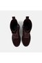 Women's Bitter Brown Lace Detailed Zippered Suede Boots - 6