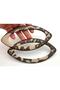 Coffee Color Patterned Acrylic Look Bag Handle Kayak Model - 2