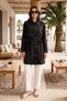 Trench Coat with Snap Fasteners on the Front, Gathered Waist, Shoulders with Accessory Details 530040 Black - 7