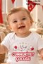 Republic Child Printed 100% Cotton Baby Bodysuit Short Sleeve 29 October Republic Day - 3