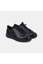 Men's Black Desacomfort Thick-Soled Leather Sports Shoes