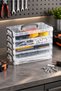 5-Layer Lockable Drawer Organizer with Lid Office Storage Box Maktaj Box - 5