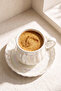 Ecroia Line Wavy Porcelain 2-Person Coffee Cup Set - 6