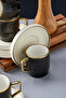 Noveris 6-Person 90 ml Porcelain Coffee Cup Set Ckr4609 - 5