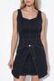 Strappy Mini Denim Dress - 4