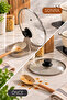 Lid and Spoon Holder Stand - Countertop Ladle Rest, Spoon Rest, Spatula and Pot Lid Holder - 3