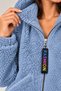 Women's Hooded Fleece Plush Sweatshirt – Zippered Oversize Hoodie – Soft and Warm for Winter - 3