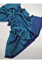 Palazzo Premium Jacquard Woven Hijab Shiny Textured Reversible Tulip Patterned Tassel Shawl Shoulder Shawl 70 × 190 cm - 2