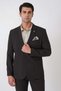 Slim Fit Pocket Pocket Stretch Cotton Brown Jacket C 754 - 4